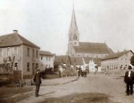 Marienstr Dorfplatz um1910