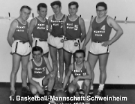 Basketball Schweinheim 1. Mannschaft 1959