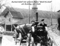Kunkel Adolf mit Traktor 1928